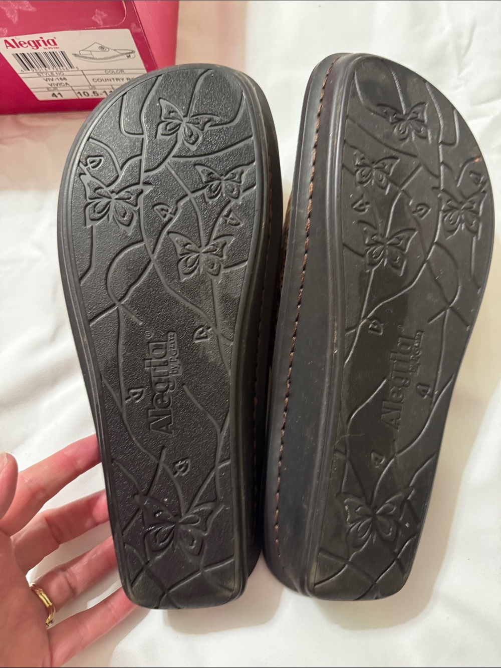 Alegria Vivica Country Road Floral Comfort Slide Sandals EU 41 US 10.5-11 - Picture 3 of 5